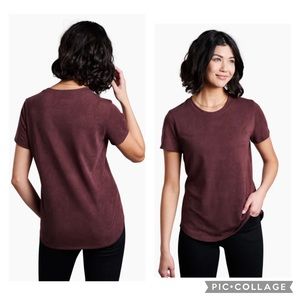 NWT Kuhl Konstance Short Sleeve in Ganache